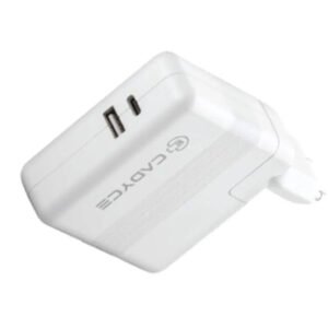 Cadyce CA-CPA87 87W USB-C and USB-A Dual Port Power Adapter
