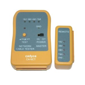 Cadyce CA-NCT Compact Portable Network Cable Tester for RJ-45, RJ-11, and RJ-12 Connectors