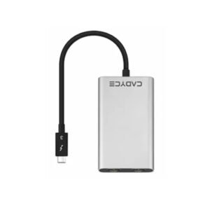 Cadyce CA-T3HD Thunderbolt 3 to Dual HDMI 2.0 Adapter - Supports Dual 4K Displays