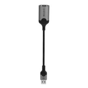Cadyce CA-U2E USB 2.0 to Fast Ethernet Network Adapter (10/100Mbps) - Compatible with Windows, Mac, Linux, and Android