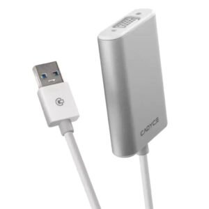Cadyce CA-U3VGA USB 3.0 to VGA External Video Display Adapter for Windows and macOS