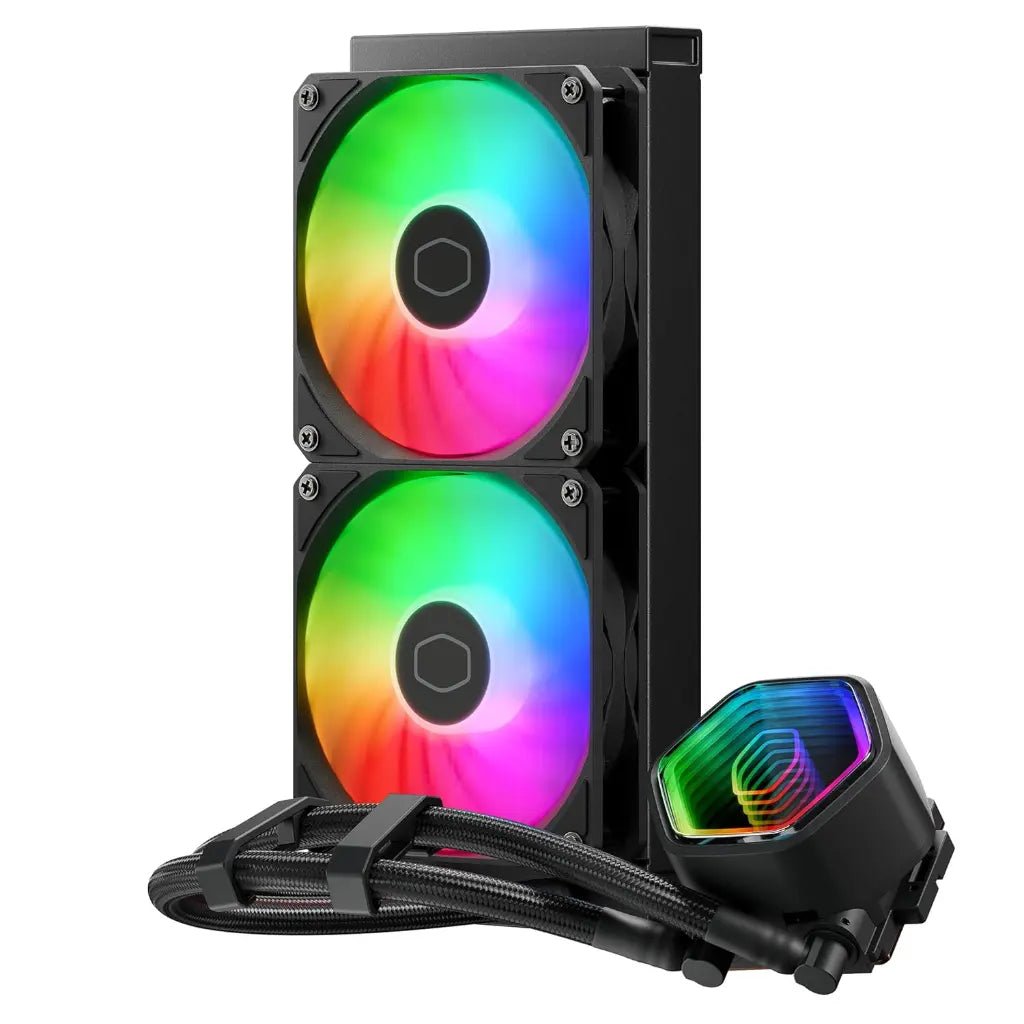 Cooler Master MasterLiquid 240L Core ARGB All-In-One Liquid CPU Cooler - Black