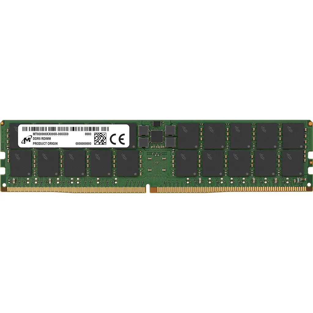 Crucial 128GB DDR5 5600MHz CL46 ECC RDIMM Server and Workstation Memory Module