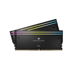 Corsair Dominator Titanium 32GB (2x16GB) DDR5 7200MHz CL34 High-Performance Gaming Desktop Memory Kit - Black