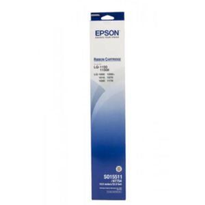 Epson LQ-1000 Original Black Fabric Ribbon Cartridge (C13S015511) for Dot Matrix Printers