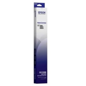 Epson C13S015586 Original Black Fabric Ribbon Cartridge for LQ-2090 Dot Matrix Printer