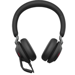 Jabra Evolve2 40 SE Professional Wired Stereo Headset, USB-C/A, UC Optimized, Noise-Canceling Microphone - Black