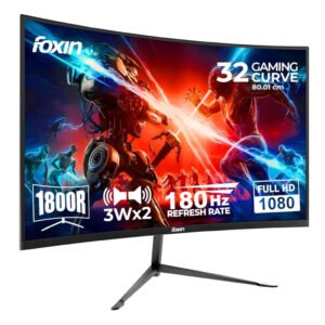 Foxin Phantom 32-inch 180Hz 1ms Full HD Curved LED Gaming Monitor