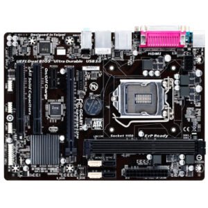 Gigabyte GA-H81M-S2PH Intel H81 LGA1150 Socket DDR3 Micro-ATX Motherboard - High Performance Desktop Mainboard