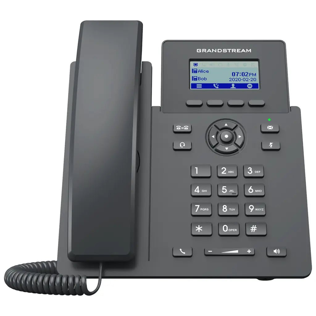 Grandstream GRP2601P 2-Line Essential IP Phone with PoE Support and HD Audio Quality
