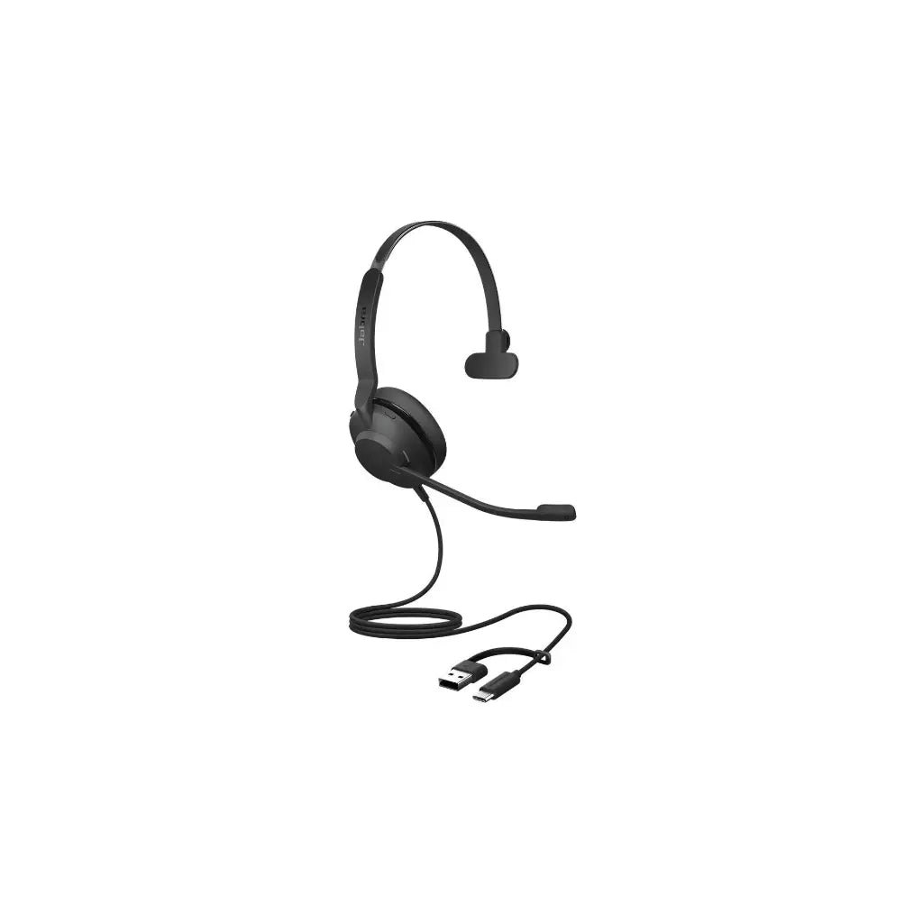 Jabra Evolve2 30 SE UC Mono Wired Headset with USB-C and USB-A Connectivity