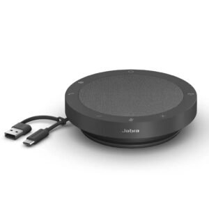 Jabra Speak2 40 Portable USB Speakerphone with 4 Noise-Cancelling Microphones