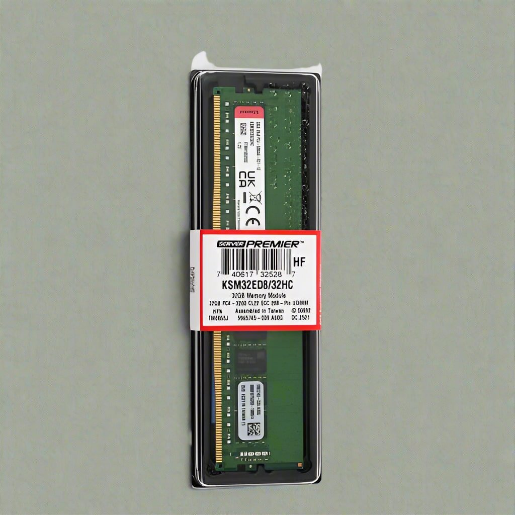 Kingston 32GB DDR4 3200MHz CL22 288-Pin ECC Registered DIMM Server Memory Module