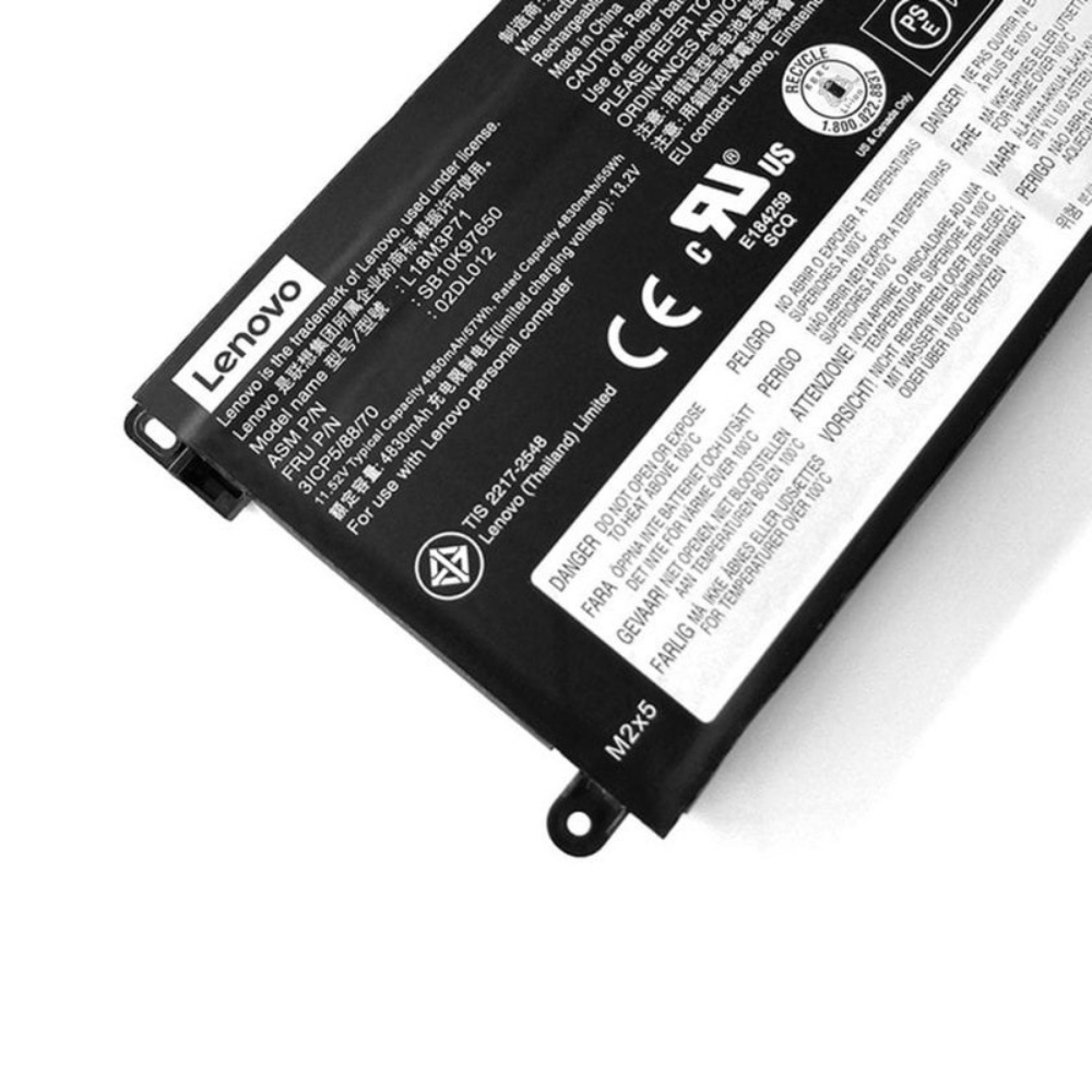 Lenovo ThinkPad T490 Replacement Laptop Battery, 4-Cell 51Wh 4400mAh 11.1V