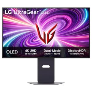 LG UltraGear 32-inch 4K OLED Gaming Monitor, 240Hz Dual-Mode Refresh Rate, Model 32GS95UV-B