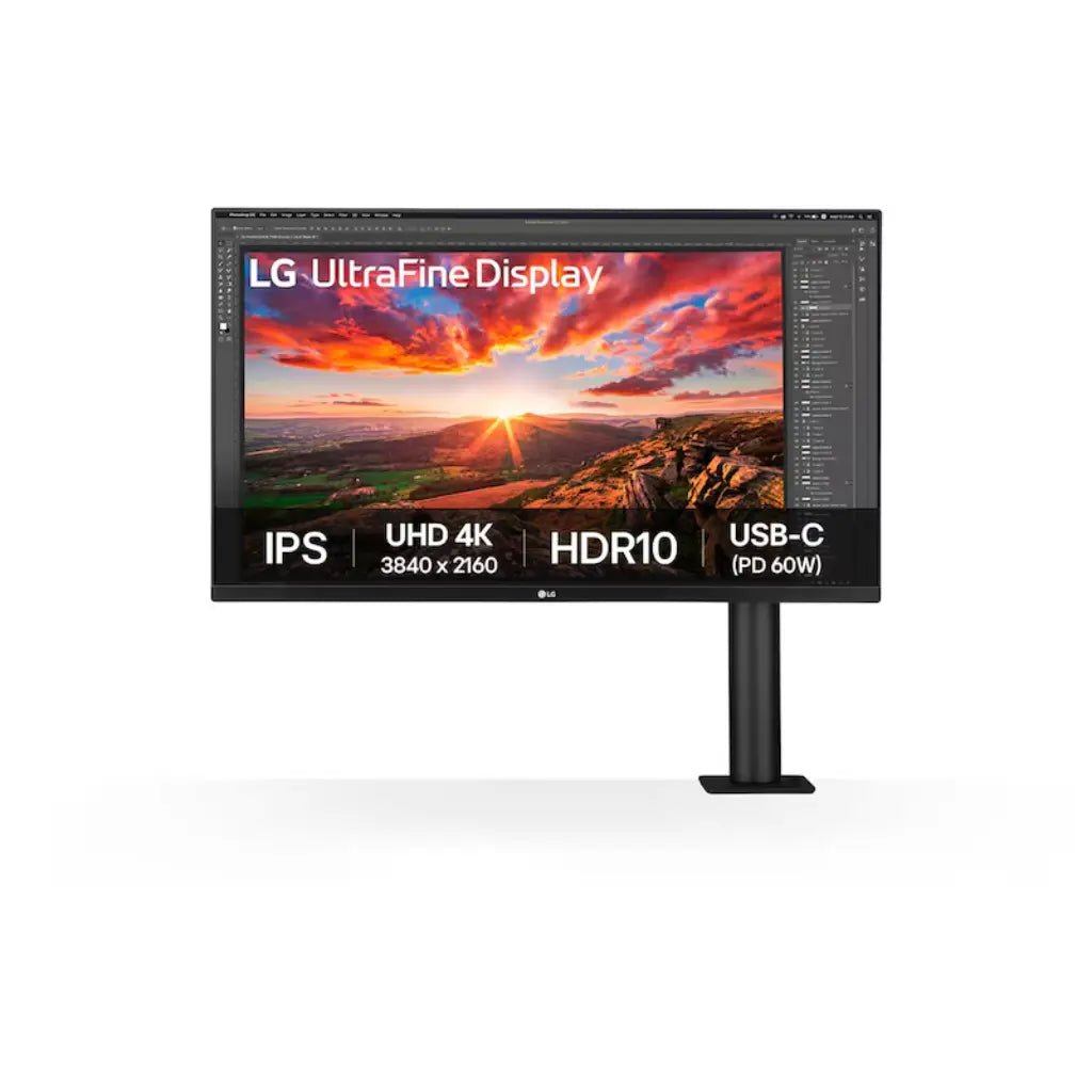 LG 31.5-inch 32UN880K-B UHD 4K Ergo IPS Monitor with USB-C and HDR10 Support
