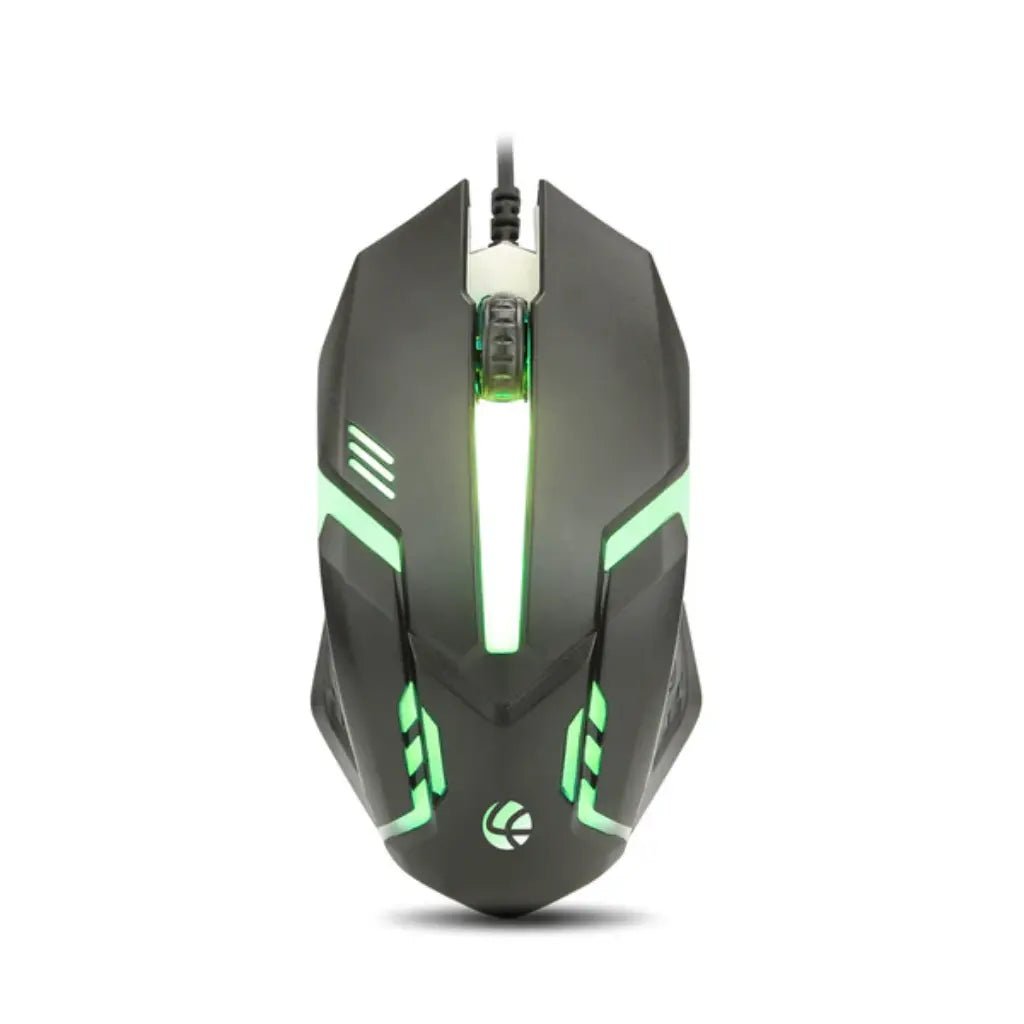 Lapcare Champ LOX-510 1200 DPI Ergonomic Wired Gaming Mouse with Customizable RGB Breathing Lights