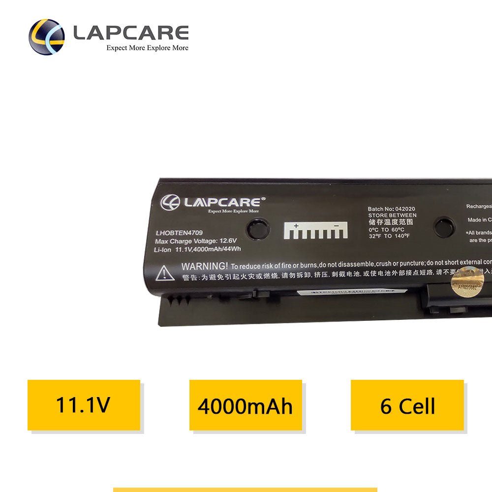 HP Envy DV7 Series Replacement Laptop Battery, 4000mAh, 11.1V, 6-Cell High-Capacity Power Pack