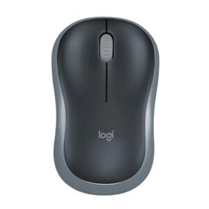 Logitech M186 2.4GHz Wireless Optical Mouse with USB Nano Receiver - Compact and Ergonomic