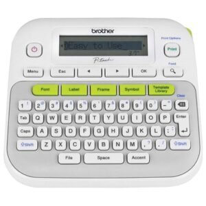 Brother PT-D210 Compact Desktop Label Maker with QWERTY Keyboard