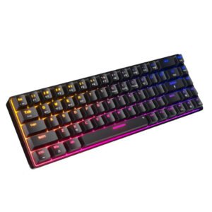 Portronics Hydra 10 POR-2329 Wireless Mechanical Keyboard, Compact TKL Design with RGB Backlight, Black