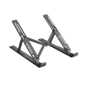 Portronics My Buddy K POR 421 Ergonomic Adjustable Aluminum Laptop Stand for Desk