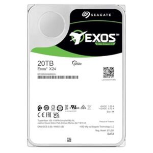 Seagate Exos X24 20TB 7200RPM SATA 6Gb/s 512MB Cache 3.5-Inch Enterprise NAS Hard Drive