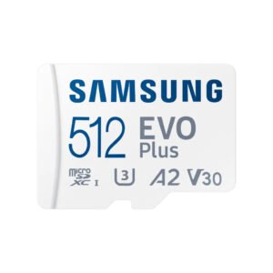 Samsung EVO Plus 512GB microSDXC Memory Card with Adapter - High Speed UHS-I U3