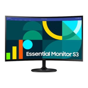 Samsung 27-inch Full HD Curved Monitor, 100Hz Refresh Rate, 4ms Response Time, VA Panel