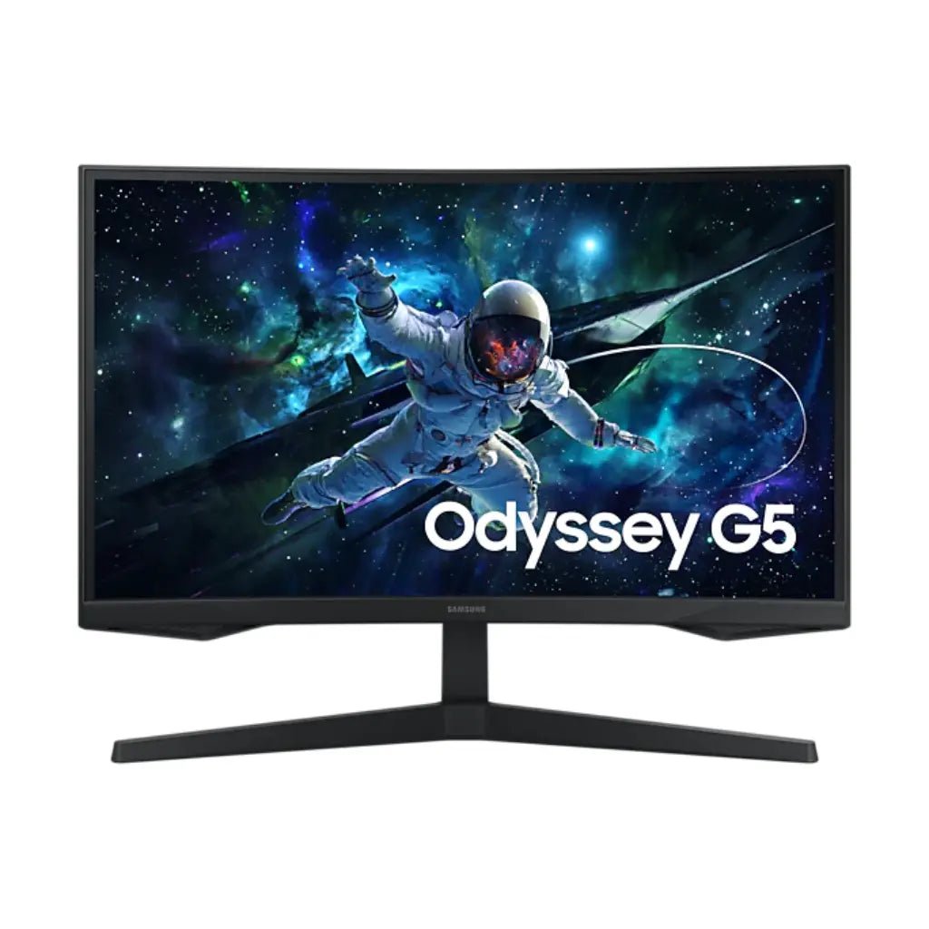 Samsung Odyssey G5 27-inch 1000R Curved QHD Gaming Monitor, 165Hz Refresh Rate, 1ms Response Time, HDR10, AMD FreeSync Premium
