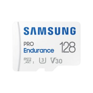 Samsung PRO Endurance 128GB microSDXC UHS-I Memory Card for Dash Cams and Security Cameras