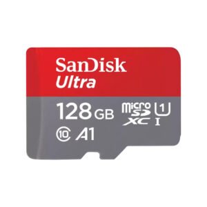 SanDisk Ultra 128GB microSDXC UHS-I Memory Card with Adapter
