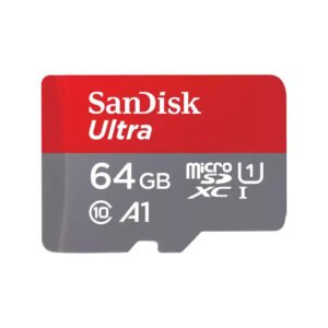 SanDisk Ultra 64GB microSDXC UHS-I Memory Card with Adapter