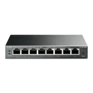 TP-Link TL-SG108PE V5 8-Port Gigabit Easy Smart Switch with 4 PoE+ Ports, Managed Desktop Network Switch