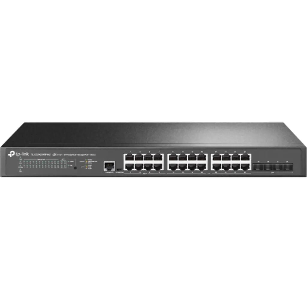 TP-Link JetStream 24-Port L2+ Managed Switch with 2.5G PoE++ and 4x 10G SFP+ Uplinks (TL-SG3428XPP-M2)