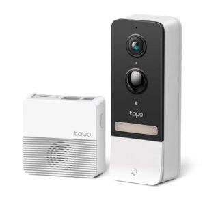 TP-Link Tapo D230-S1 2K 5MP Smart Wireless Video Doorbell with Two-Way Audio and IP64 Weatherproof Rating