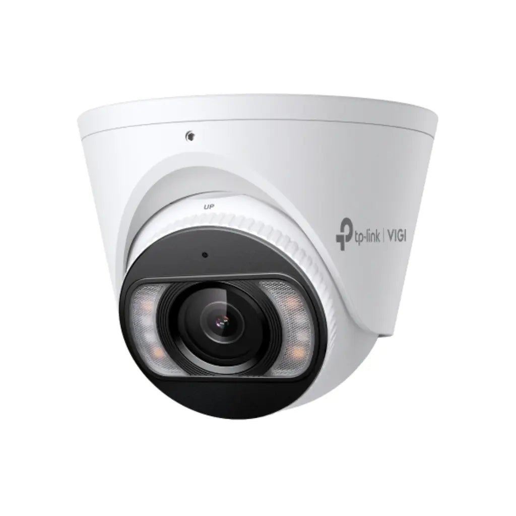 TP-Link VIGI InSight S445 4MP 2.8mm Full-Color Turret Network Security Camera with AI Analytics, IP67 Weatherproof, H.265+ Compression, and PoE Support