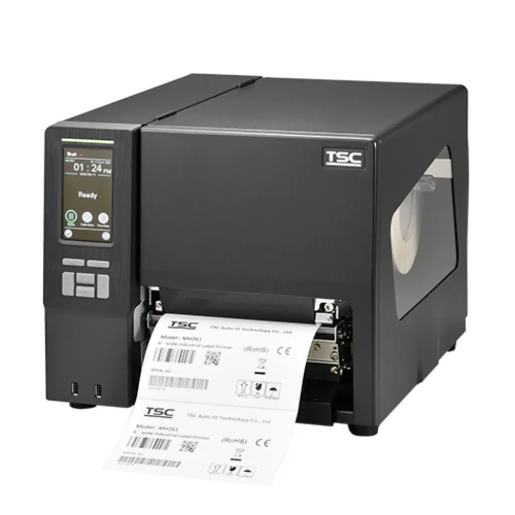 TSC MH261T 6-Inch Industrial Thermal Transfer Barcode Label Printer, 203 DPI Resolution