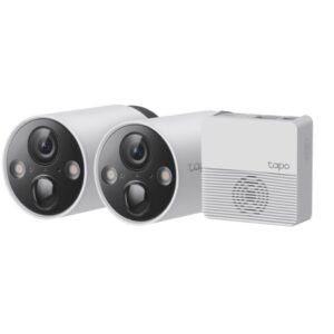 TP-Link Tapo C420S2 2K QHD Wire-Free Smart Wi-Fi Security Camera System - 2 Camera Kit, IP65 Weatherproof