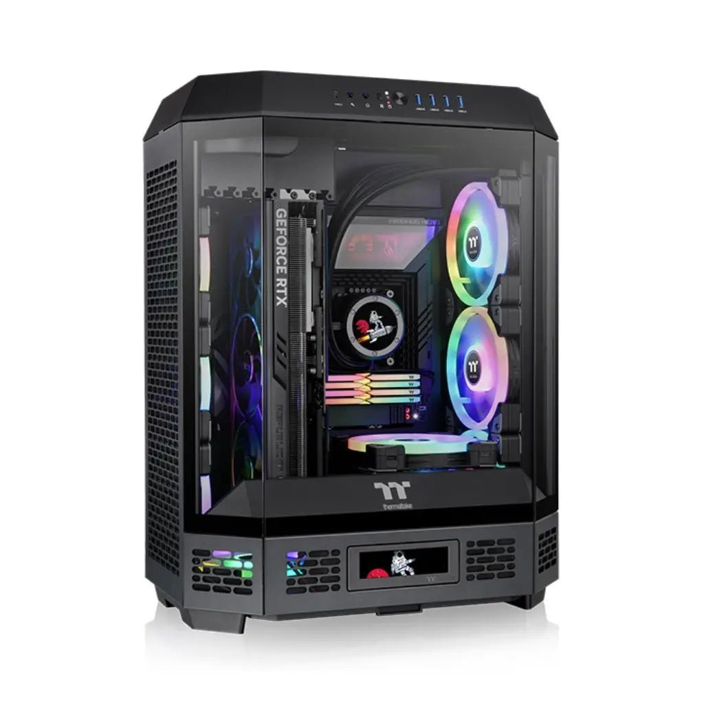 Thermaltake The Tower 600 ATX Mid Tower Tempered Glass PC Case with Vertical GPU Mounting Design