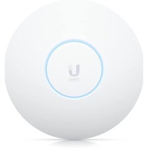 Ubiquiti UniFi U6-Enterprise WiFi 6E Ceiling-Mount Access Point with Tri-Band 6 GHz Support