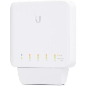 Ubiquiti UniFi Switch Flex (USW-FLEX) 5-Port Layer 2 PoE Managed Indoor/Outdoor Switch