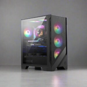 GOSHAWK Verge V2 AI-Powered Gaming & Productivity Desktop PC - Intel Core i5 14th Gen, NVIDIA RTX 5050 8GB, 16GB DDR5 RAM, 1TB NVMe SSD