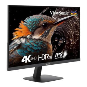 ViewSonic 27-inch 4K UHD IPS Monitor with HDR10 and Built-in Speakers (VA2708-4K-MHD)