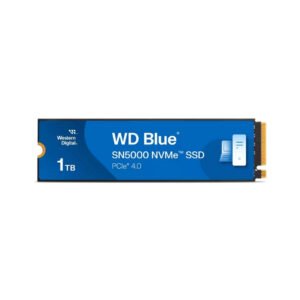 WD Blue SN5000 1TB NVMe M.2 2280 PCIe Gen4 SSD - 5150MB/s Read Speed, High Endurance