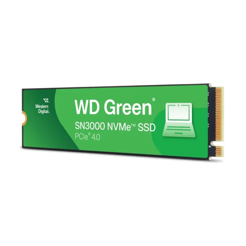 WD Green SN3000 500GB NVMe PCIe Gen4 M.2 2280 Internal Solid State Drive