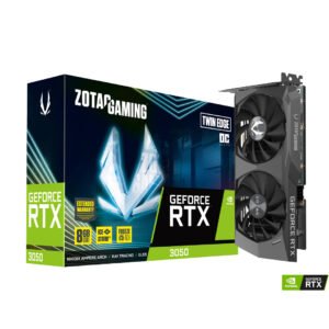 Zotac Gaming GeForce RTX 3050 Twin Edge OC 8GB GDDR6 128-Bit Graphics Card - High Performance GPU for Gaming