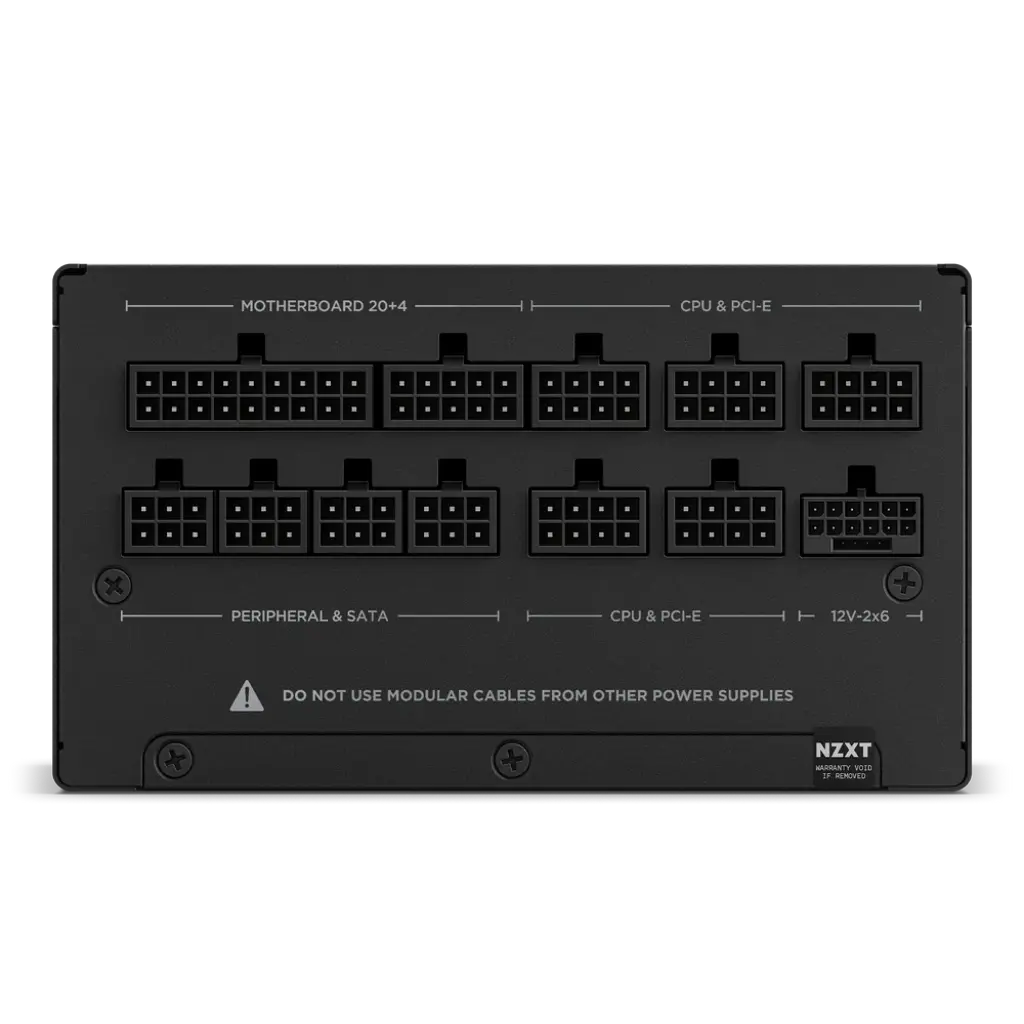 NZXT C1000 1000W Full Modular 80 Plus Gold ATX 3.1 Power Supply Unit