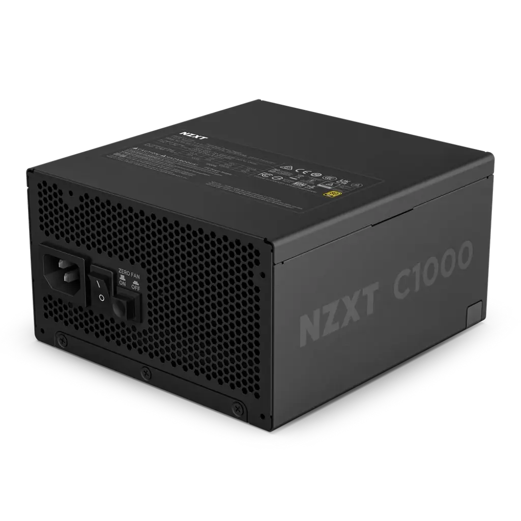 NZXT C1000 1000W Full Modular 80 Plus Gold ATX 3.1 Power Supply Unit