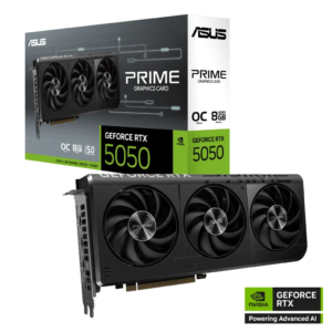 ASUS Prime NVIDIA GeForce RTX 5050 8GB GDDR6 OC Edition Gaming Graphics Card